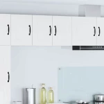 vidaXL Κρεμαστό ντουλάπι κουζίνας με ράφι 2 pcs Λευκό 30 x 31 x 40 εκ.