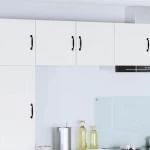 vidaXL Κρεμαστό ντουλάπι κουζίνας με ράφι 2 pcs Λευκό 40 x 31 x 40 εκ.