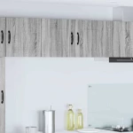 vidaXL Κρεμαστό ντουλάπι κουζίνας Γκρίζο Σονομα 80 x 31 x 40 εκ