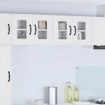 vidaXL Κρεμαστό ντουλάπι κουζίνας με ράφι 2 pcs Λευκό 60 x 31 x 40 εκ
