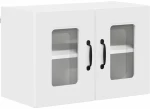 vidaXL Κρεμαστό ντουλάπι κουζίνας με ράφι 2 pcs Λευκό 60 x 31 x 40 εκ