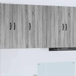 vidaXL Κρεμαστό ντουλάπι κουζίνας Γκρίζο Σονομα 40 x 31 x 80 εκ.