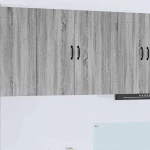 vidaXL Κρεμαστό ντουλάπι κουζίνας Γκρίζο Σονομα 80 x 31 x 80 εκ.
