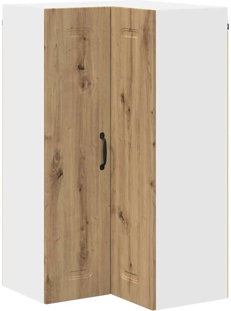 vidaXL Κρεμαστό ντουλάπι κουζίνας Artisan Oak 57 x 57 x 100 εκ.