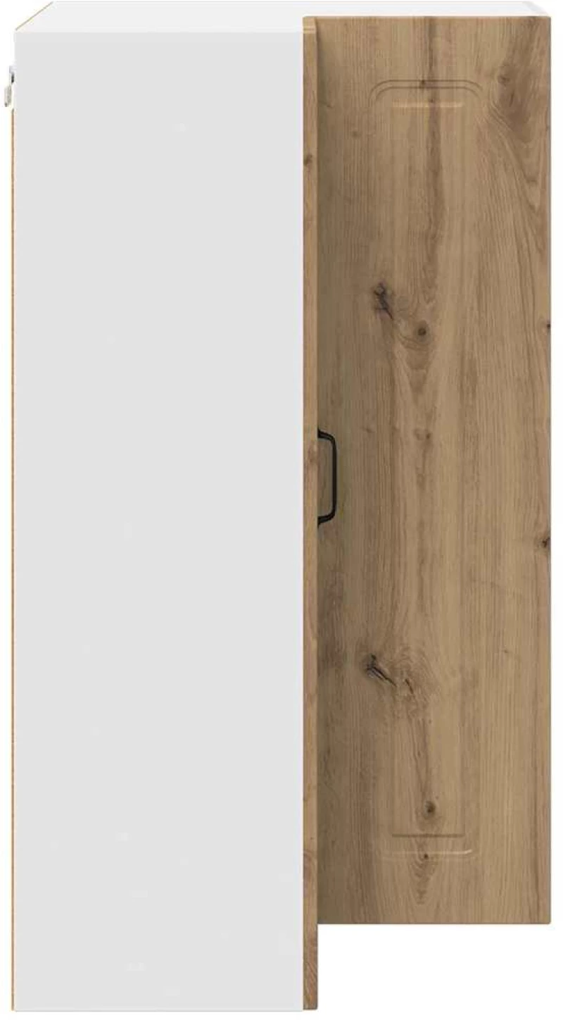 vidaXL Κρεμαστό ντουλάπι κουζίνας Artisan Oak 57 x 57 x 100 εκ.