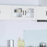 vidaXL Ντουλάπα Κουζίνας Λευκό 80 x 31 x 40 εκ Επεξεργασμένο ξύλο