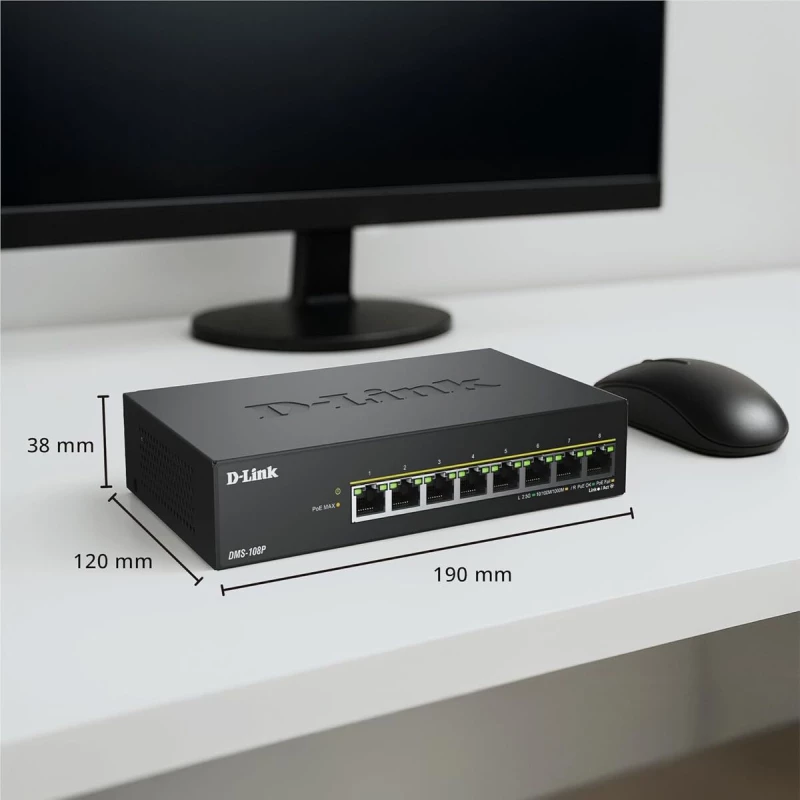 Διακόπτης D-Link DMS-108P/E