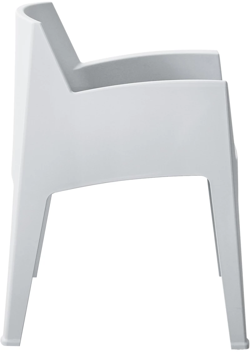 ΠΟΛΥΘΡΟΝΑ ΠΟΛΥΠΡΟΠΥΛΕΝΙΟΥ SLEEK HM6370.01 ΛΕΥΚΗ 68x63x82,5Υεκ.