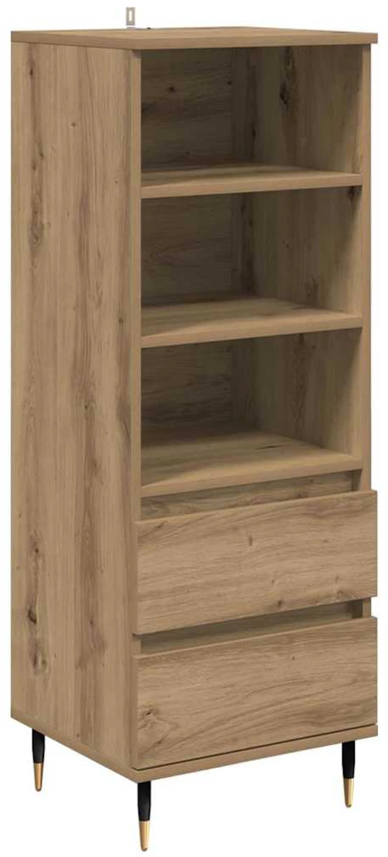 vidaXL Highboard Artisan Oak 40 x 36 x 110 εκ. Επεξεργασμένο ξύλο