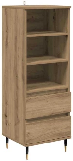 vidaXL Highboard Artisan Oak 40 x 36 x 110 εκ. Επεξεργασμένο ξύλο