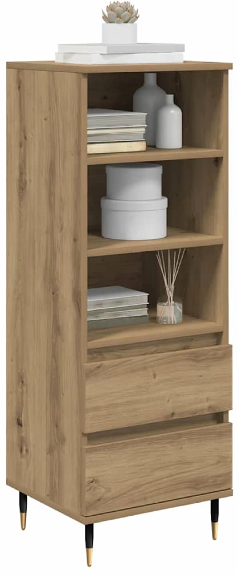 vidaXL Highboard Artisan Oak 40 x 36 x 110 εκ. Επεξεργασμένο ξύλο