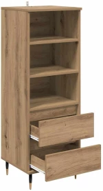 vidaXL Highboard Artisan Oak 40 x 36 x 110 εκ. Επεξεργασμένο ξύλο
