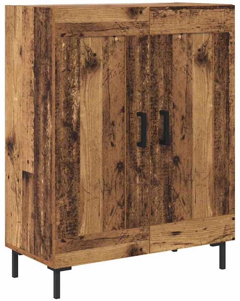 vidaXL Highboard 2 pcs Παλιό Ξύλο Επεξεργασμένο ξύλο