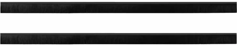 vidaXL Αυτοκόλλητες σφραγίδες πόρτας 2 pcs Μαύρο 100 cm