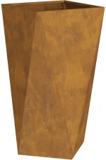 vidaXL Γλάστρα Σκ rusty 40 x 40 x 75 cm Ατσάλι Σκληρυθέν στον Αέρα