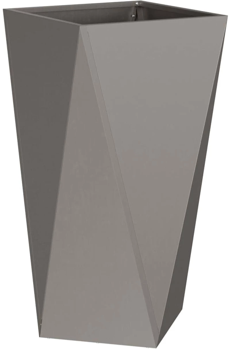 vidaXL Γλάστρα Σκ rusty 40 x 40 x 75 cm Ατσάλι Σκληρυθέν στον Αέρα