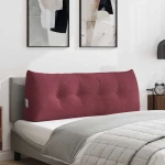 vidaXL Μαξιλάρι Πλάτης Κόκκινο 120 x 24 x 50 εκ ύφασμα