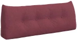 vidaXL Μαξιλάρι Πλάτης Κόκκινο 120 x 24 x 50 εκ ύφασμα