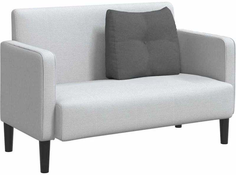 vidaXL Μαξιλάρι Πλάτης Σκούρο Γκρι 60 x 24 x 50 εκ ύφασμα