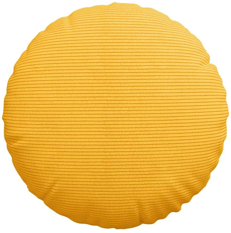 vidaXL Μαξιλάρια καθισμάτων 2 pcs Απαλό Κίτρινο Ø 40 cm