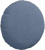vidaXL Μαξιλάρια καθισμάτων 2 pcs Μπλε Ø 30 cm Υφασμάτινο Κορντουρά
