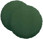 vidaXL Μαξιλάρια καθισμάτων 2 pcs Σκούρο Πράσινο Ø 60 cm