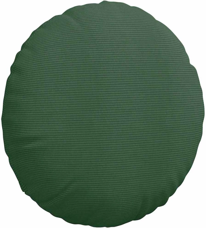 vidaXL Μαξιλάρια καθισμάτων 2 pcs Σκούρο Πράσινο Ø 60 cm