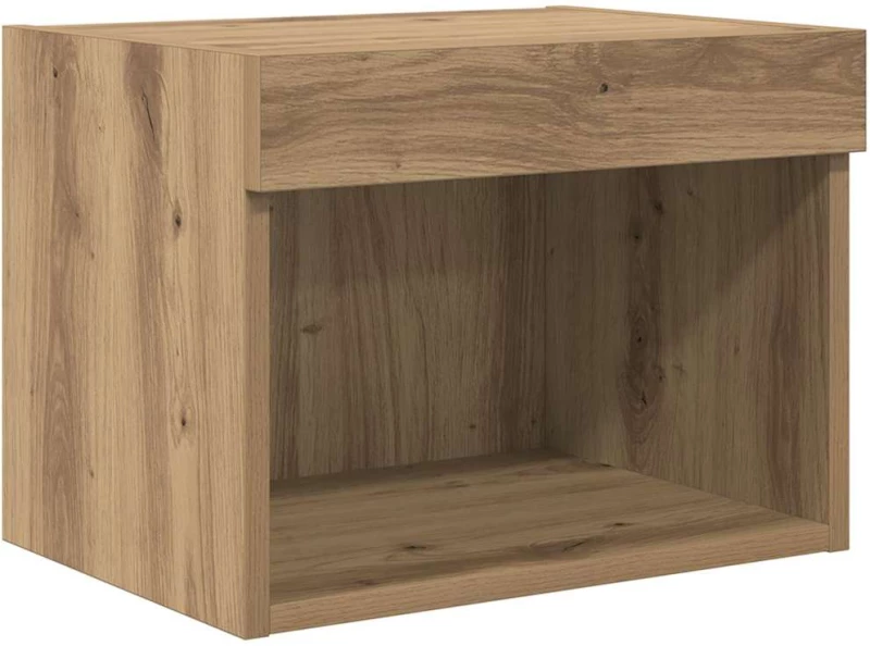 vidaXL Μονάδες Τοίχου Τηλεόρασης 5 pcs Μαύρη Οξυά 60 x 30 x 30 cm