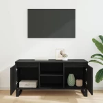 vidaXL Ντουλάπι TV Μαύρη Οξυά 104 x 35 x 50 εκ. Επεξεργασμένο ξύλο
