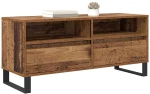vidaXL Ντουλάπι TV με συρτάρι Παλιό Ξύλο 100 x 34,5 x 44,5 εκ.