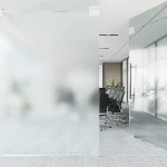 vidaXL Στατική Μεμβράνη Παράθυρου Γκρι με Θολό Εφέ 90 x 2000 εκ PVC