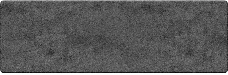 vidaXL Δερμάτινο Χαλί Γκρι 80 x 200 cm 100% Πολυπροπυλένιο Τούφτα