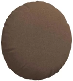 vidaXL Μαξιλάρια καθισμάτων 2 pcs Καφέ Ø50 x 19 εκ ύφασμα
