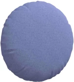vidaXL Μαξιλάρια καθισμάτων 2 pcs Μπλε τζην Ø50 x 19 εκ ύφασμα