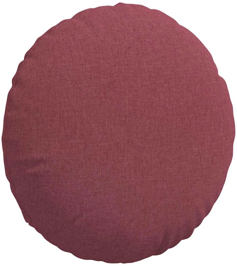 vidaXL Μαξιλάρια καθισμάτων 2 pcs Κόκκινο Ø60 x 21 εκ ύφασμα