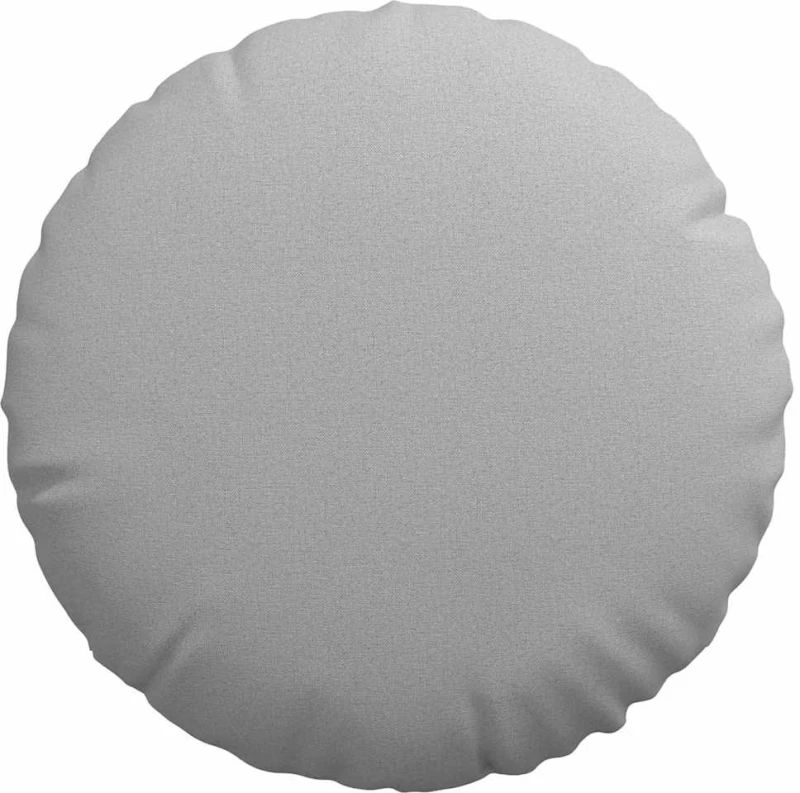 vidaXL Μαξιλάρια καθισμάτων 2 pcs Σκίουρος Γκρί Ø60 x 21 εκ ύφασμα