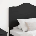 vidaXL Κεφαλάρι με κεφαλάρι Μαύρη Οξυά 75 cm Επεξεργασμένο ξύλο