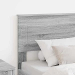 vidaXL Κεφαλάρι με κεφαλάρι Γκρίζο Σονομα 80 cm Επεξεργασμένο ξύλο