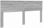 vidaXL Κεφαλάρι με κεφαλάρι Γκρίζο Σονομα 180 cm Επεξεργασμένο ξύλο