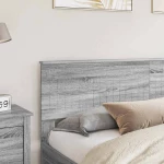 vidaXL Κεφαλάρι με κεφαλάρι Γκρίζο Σονομα 180 cm Επεξεργασμένο ξύλο
