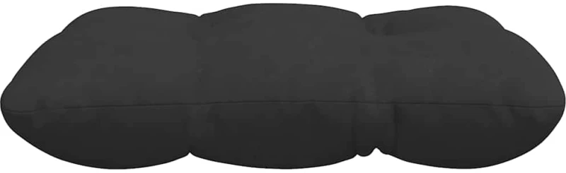 vidaXL Μαξιλάρια καθισμάτων 4 pcs Μαύρο 45 x 45 cm Ύφασμα Μικροΐνας