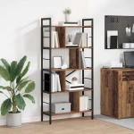 vidaXL Ράφι Βιβλίων Παλιό Ξύλο 75 x 30 x 156 εκ. Επεξεργασμένο ξύλο