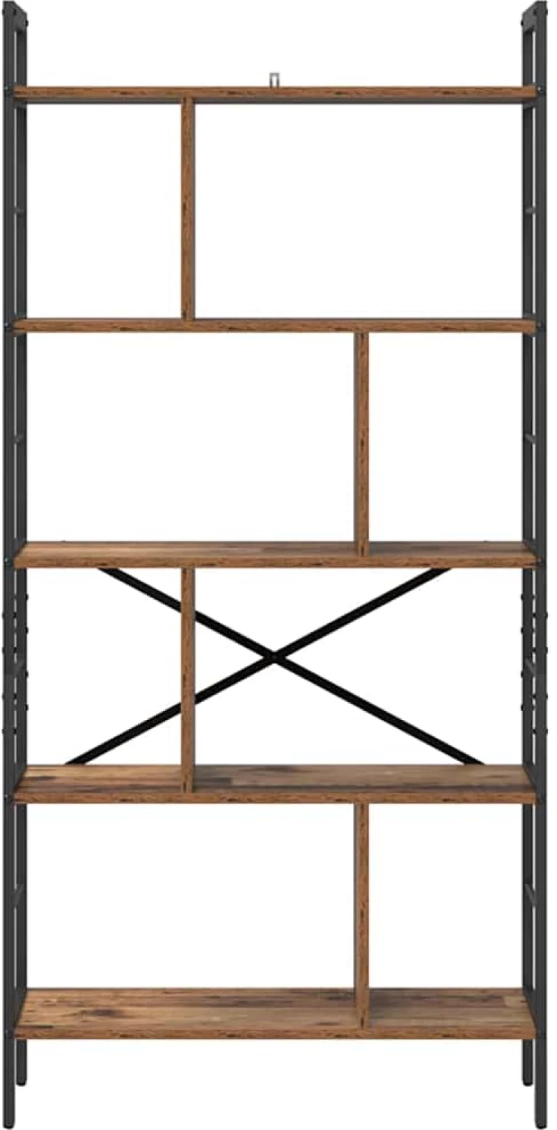 vidaXL Ράφι Βιβλίων Παλιό Ξύλο 75 x 30 x 156 εκ. Επεξεργασμένο ξύλο