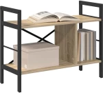 vidaXL Ράφι Βιβλίων Δρύς Sonoma 75 x 30 x 58,5 εκ. Επεξεργασμένο ξύλο
