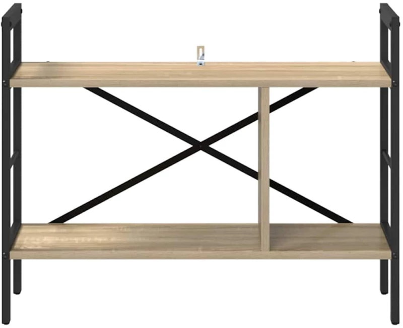 vidaXL Ράφι Βιβλίων Δρύς Sonoma 75 x 30 x 58,5 εκ. Επεξεργασμένο ξύλο