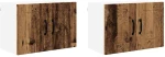 vidaXL Κρεμαστό ντουλάπι κουζίνας 2 pcs Παλιό Ξύλο 60 x 31 x 40 εκ