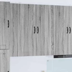 vidaXL Κρεμαστό ντουλάπι κουζίνας Γκρίζο Σονομα 40 x 31 x 100 εκ.