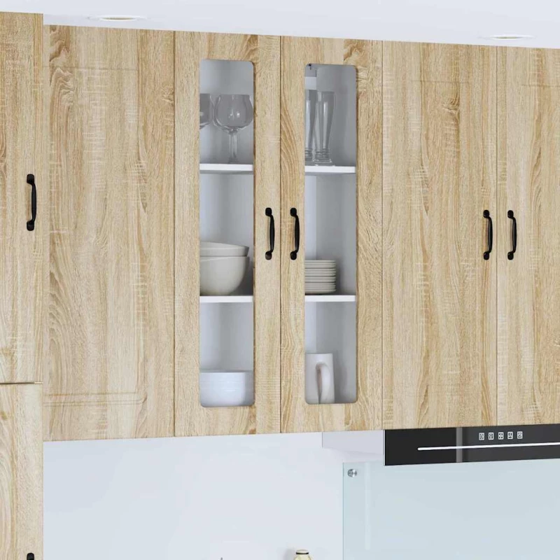 vidaXL Κρεμαστό ντουλάπι κουζίνας Δρύς Sonoma 60 x 31 x 100 εκ.