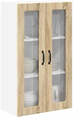 vidaXL Κρεμαστό ντουλάπι κουζίνας Δρύς Sonoma 60 x 31 x 100 εκ.