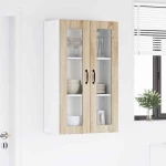 vidaXL Κρεμαστό ντουλάπι κουζίνας Δρύς Sonoma 60 x 31 x 100 εκ.